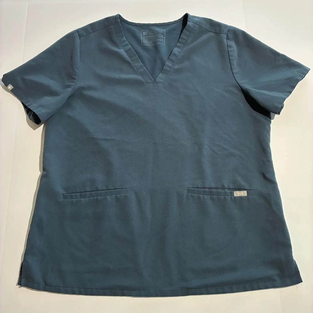 Figs Women's Scrub Set in Slate Blue